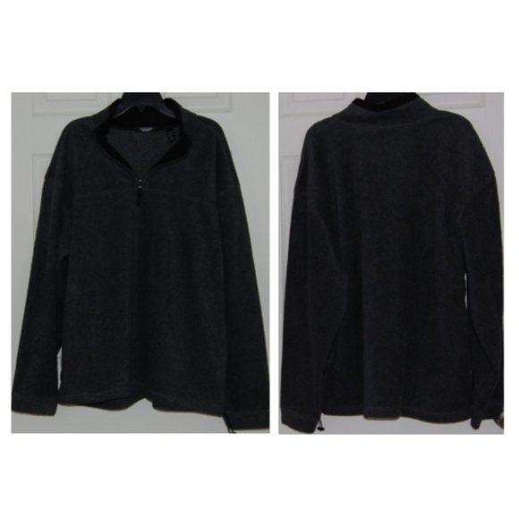 Ashford Sport Other - Ashford Sport, Men’s XL Size, 1/4 Zip Fleece Pullover, Charcoal Dark Gray